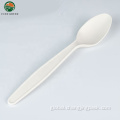 Ceramic Forks And Spoons Eco-friendly cornstarch disposable soup spoons Manufactory